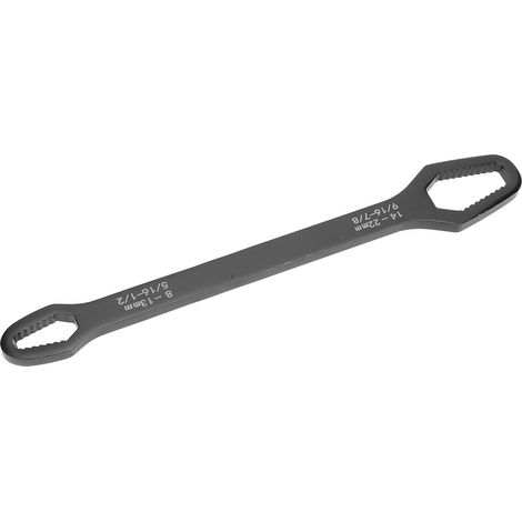 Clé autoserrante 8 à 22 mm en acier à haute teneur en carbone, clé universelle à double extrémité autoserrante pour vélo, menuiserie et bricolage (1/5)