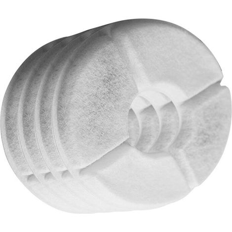 Ersatzfilter für Trinkbrunnen für Haustiere, Premium-Aktivkohle-Baumwollfilter für Haustiere, 4er-Pack - Crezuo