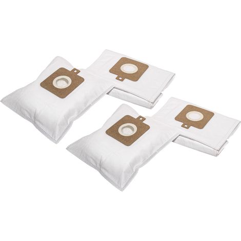 vhbw 20x sacchetto compatibile con AEG Ergo Essence aspirapolvere- microfibra, 51, 23,5cm x 17,5cm Bianco