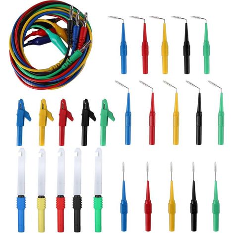 SJLERST Kit de fils de Test JT8036-2, ligne de Test multimètre, fil de Test multifonction, sonde de Test étanche (1/5)