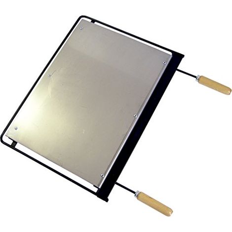 IMEX EL ZORRO 71603 - Piastra per Barbecue, Acciaio Inox (1/2)