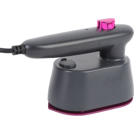 Fer à repasser vapeur de voyage pour vêtements, portable, avec réservoir d'eau de 120 ml, cordon de 1,5 m, défroisseur pour vêtements, idéal pour la maison, les dortoirs et les voyages. Prise UE 220 V (1/5)