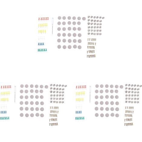 90 vis de fixation pour ciel de toit de voiture, clips de fixation, rivets à pression, boutons de réparation gris (1/5)