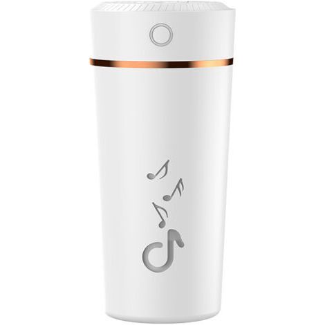 Portable Humidifier Night Light Spray Bottle (White) (1/5)