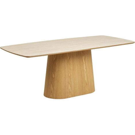 Frida table de salle à manger plateau de table céramique naturel, stone.