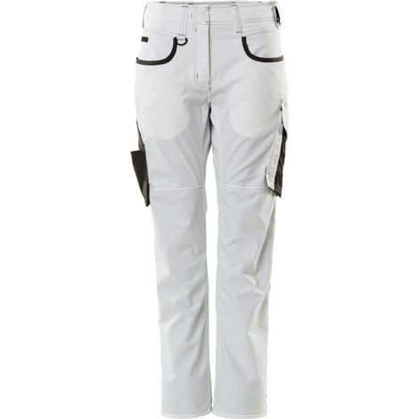 Mascot Hose UNIQUE Damen DIAMOND 18678 Gr. 76C48 weiss/dunkelanthrazit