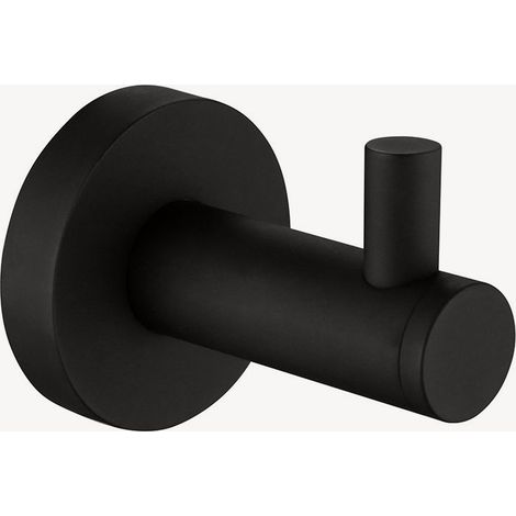 Patère crochet rond Noir - Tokio (1/3)