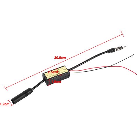 Antenne réductrice FM pour autoradio TL-J5201 (compatible avec les autoradios japonais) (avec manuel d'instructions en anglais) (Non disponible au Japon) (1/5)