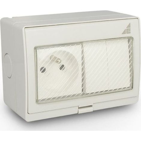 Presa elektro-plast aqua55 55.29 ip55 superficie 16 A
