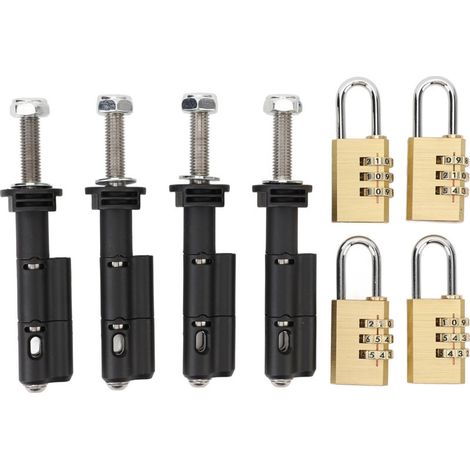 MKII Recovery Traction Board Mounting Pin Set, Theft-Proof Safety Kits Designed for Maximum Stability, Suitable for, for MKII for (With. (1/5)