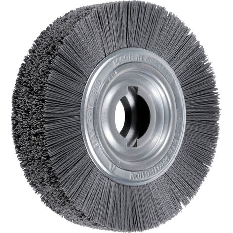 Lessmann Entgrat-Rundbürste mikroabrasiv 1,1 mm, SiC 120, Bürsten-⌀xBesatzbreite: 250X60 mm