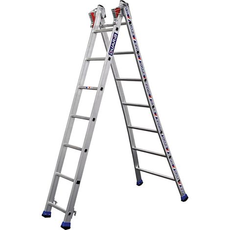 Mehrzweckleiter 2x8 Sprossen - Länge max. 4.15m - 610208