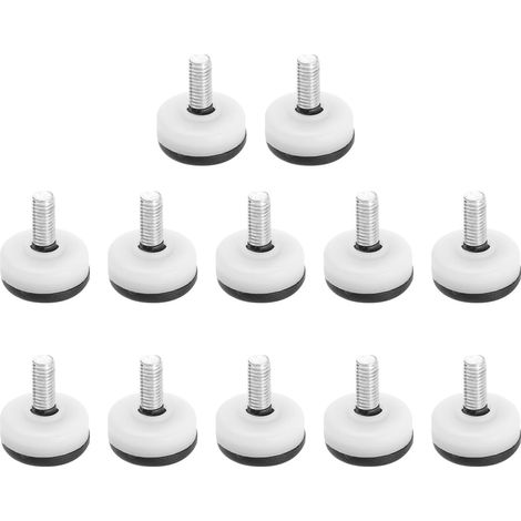 20 Pieces Adjust Protective Furniture Cabinets Levelers 8x30x20