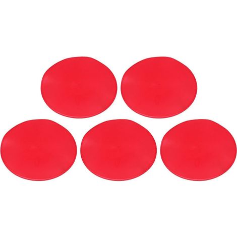 Lot de 5 disques d'entraînement de vitesse colorés, antidérapants et marqueurs d'agilité pour le football et le basketball. (1/5)