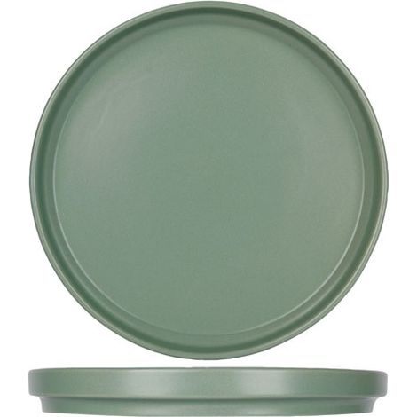 6 Platos altos para postre D19.5cm verde - Cosy y moderno Billiet