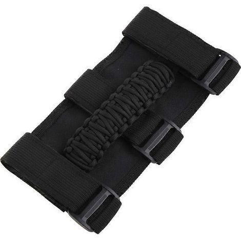 Poignée de maintien antidérapante pour barre de toit Jeep Wrangler JK TJ - Sangle intérieure de préhension, accessoire de confort pour véhicule tout-terrain. (1/4)