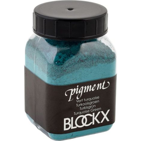 Pigment en poudre - Vert turquoise - 95 - Blockx - Pot de 100g (1/2)