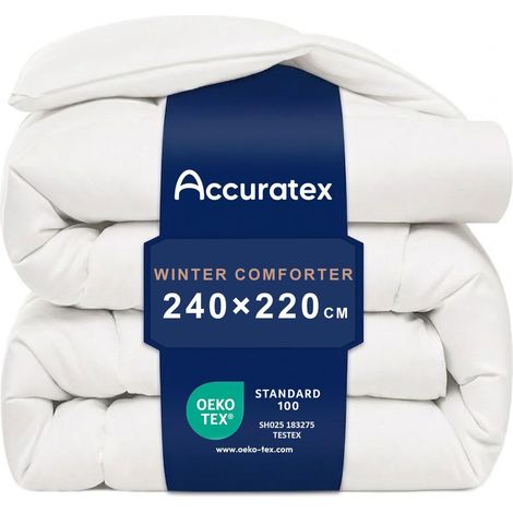Couette d'hiver Chaude 450 g/m² 240×220 cm, Effet Duvet (1/5)