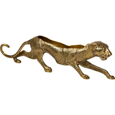 Tigre Goldener Champagnerkühler aus Aluminium 130 x 20 x 36 cm (1/5)