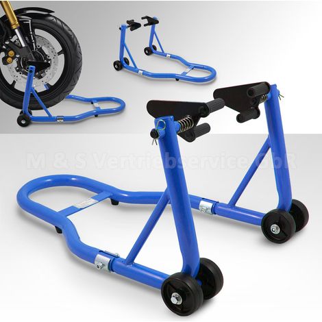 Motorradständer Motorrad Montageständer Hinterrad Transportständer Blau