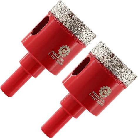 Fliesenbohrer Diamant Keramik Fliesen Marmor Granit 2er 32mm (1/5)