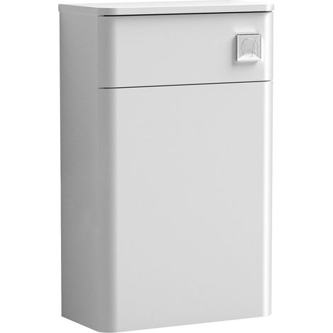 Nuie Core Back to Wall WC Toilet Unit 500mm Wide - Gloss White