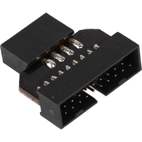 Adaptateur USB 2.0 Vers USB 3.0 - Convertisseur Broche 9 Vers 19 - Pour Panneau Avant PC - 1 Pièce (1/5)