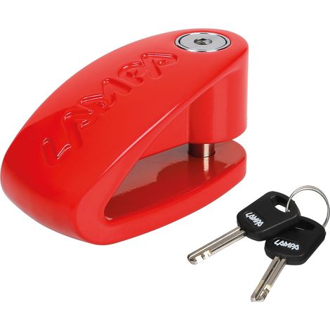 Stone XL, lucchetto bloccadisco - Perno Ø 10 mm - Rosso (1/4)