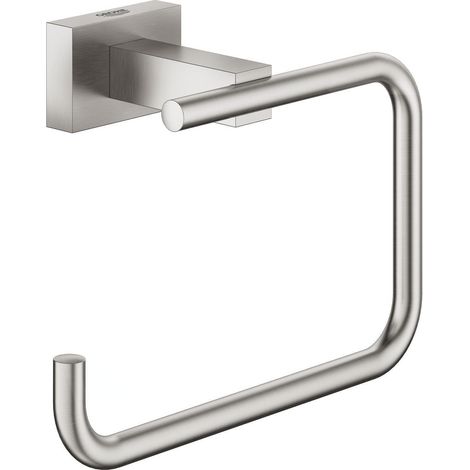 Grohe Essentials Cube Dérouleur de papier mural Finition inox brossé infinity, 40507DC1 (1/3)