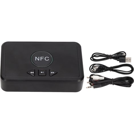 Émetteur-récepteur Bluetooth 5.0 à faible latence, adaptateur audio sans fil stéréo 2 en 1 pour ordinateur portable, téléphone et casque (1/5)