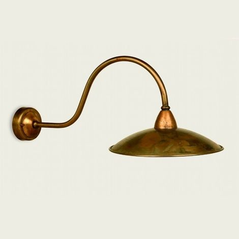 Applique rustico lampadari bartalini elisin eli a30 e27 led ottone lampada parete (1/4)
