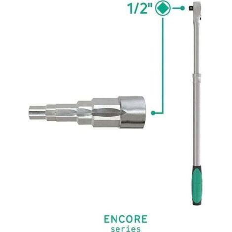 Clé de montage étagée univers 1/2'' – 5 tailles pour sanitaires – Acier Q-30 – Conception anti-gauchissement pour espaces restreints (1/5)