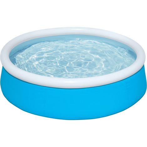 TRADE SHOP - Piscina Gonfiabile Fuori Terra Rotonda Per Bambini ø152x38cm 477lt Giardino 57241 -