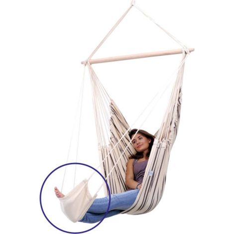 Repose-pieds NATURE pour fauteuil suspendu Amazonas