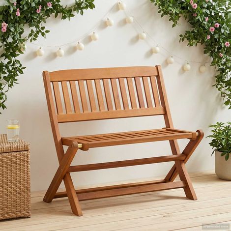 vidaXL Panchina per Bambini Marrone 61 x 38 x 57 cm