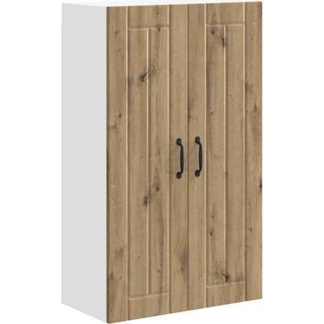 Maison Exclusive - Armario de Pared LUCCA Roble Artesanal 60 x 31