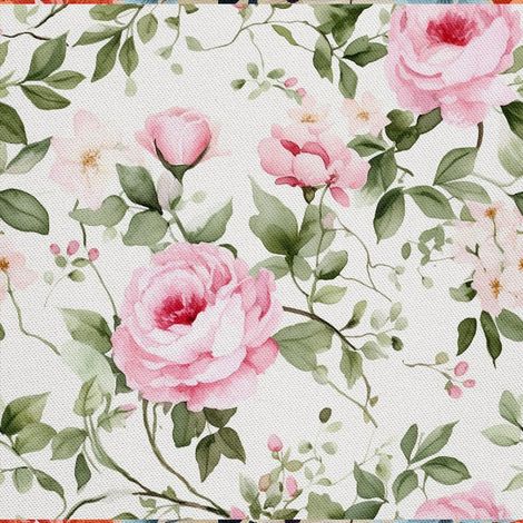 Tela decorativa para exteriores Oxford - Motivo floral I DX5309 (1/5)
