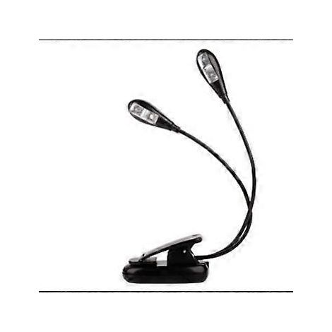 Veilleuse/lampe de lecture/lampe de bureau à pince/lampe de bureau LED/lampe de lecture/lampe de lecture à tube flexible, blanche, double pôle (1/5)
