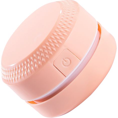 Aspirateur de bureau portable en ABS, mini balai à poussière pour clavier et miettes, idéal pour la maison, l'école et le bureau. Fonctionne avec 2 piles AA (non incluses). (1/5)