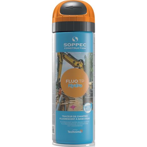 SOPPEC Baustellenmarkierspray Fluo TP Hydro neonorange 12 Stück ( 4000354225 )