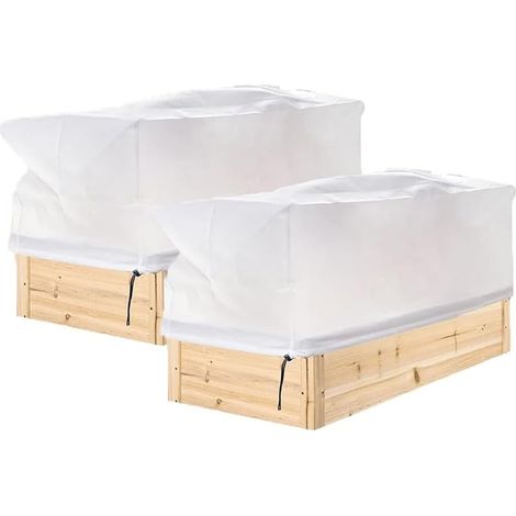 2er-Set Pflanzenabdeckungen 150x40x45cm, Frostschutz für den Winter (1/5)