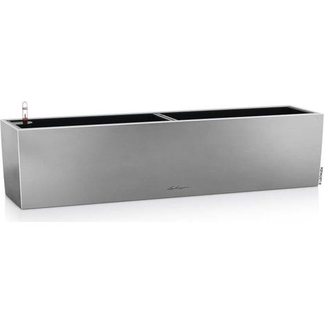 LECHUZA BALCONERA Steel 80 Komplettset perlgrau satiniert (1/5)