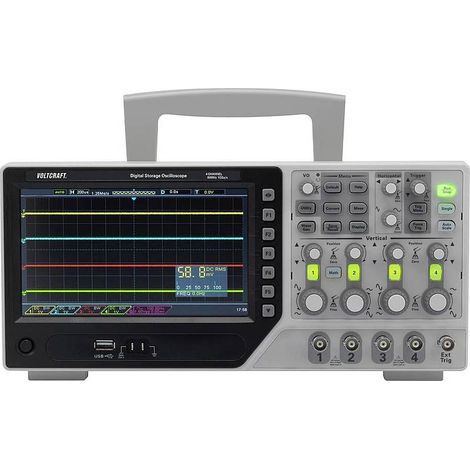 [NEUWERTIG] B-Ware Voltcraft Dso 1084 E Digital Oszilloskop 80 M Hz 4 Kanal 1 G Sa/S 64 Kpts 8 Bit Dig