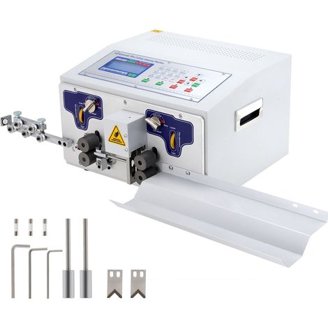 Dénudeuse de fils automatique 300W, machine à dénuder et peler les câbles, outil avec redresseur et plateau de collecte pour fils 0,1-10 mm². (1/5)