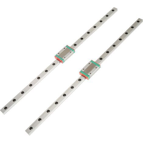 Rail coulissant linéaire, rail de guidage 2 pièces conception de contact à 4 points petit poids léger pratique pour équipement de mesure de précision automatique (1/5)