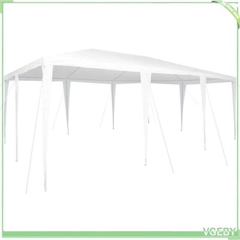 Tente de fête - FAFEICY - 42003429 - Blanc - 600 x 400 x 266 cm - Polyéthylène & acier (1/5)