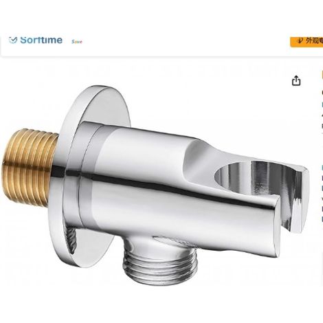 Mitigeur Thermostatique Douche, Mitigeur de Douche en Laiton, Robinet de Sortie Deux en un G1/2" pour Salle de Douche, Mitigeur d'eau Froide et Chaude de Douche pour cabine de douche integrale (1/5)