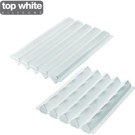 Moule silicone vague Flex Wave x5 - Silikomart (1/2)