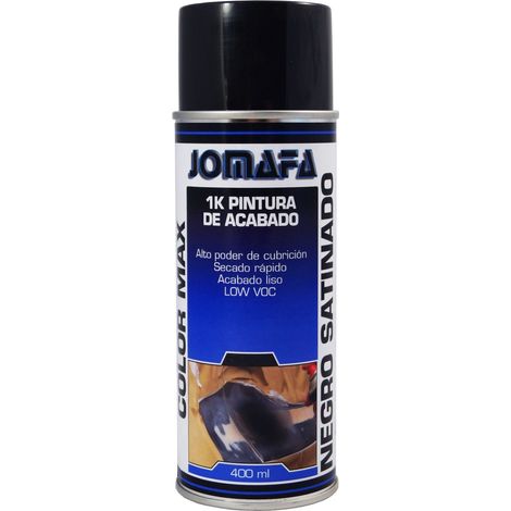 JOMAFA - 1K PINTURA DE ACABADO NEGRO SATINADO 400ml