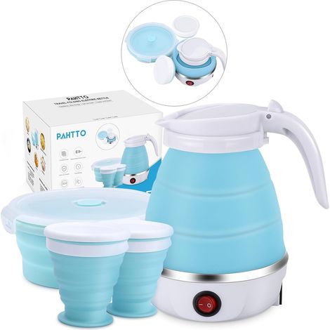Bouilloire Électrique Pliable 600ml – Voyage, 600W, sans BPA (1/5)